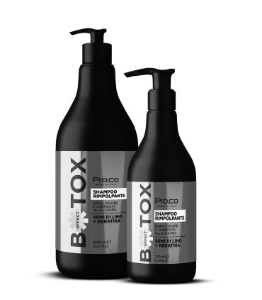 Shampoo effetto botox rimpolpante